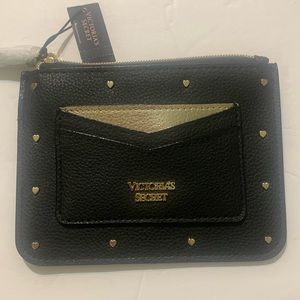Victoria secret wallet black and gold